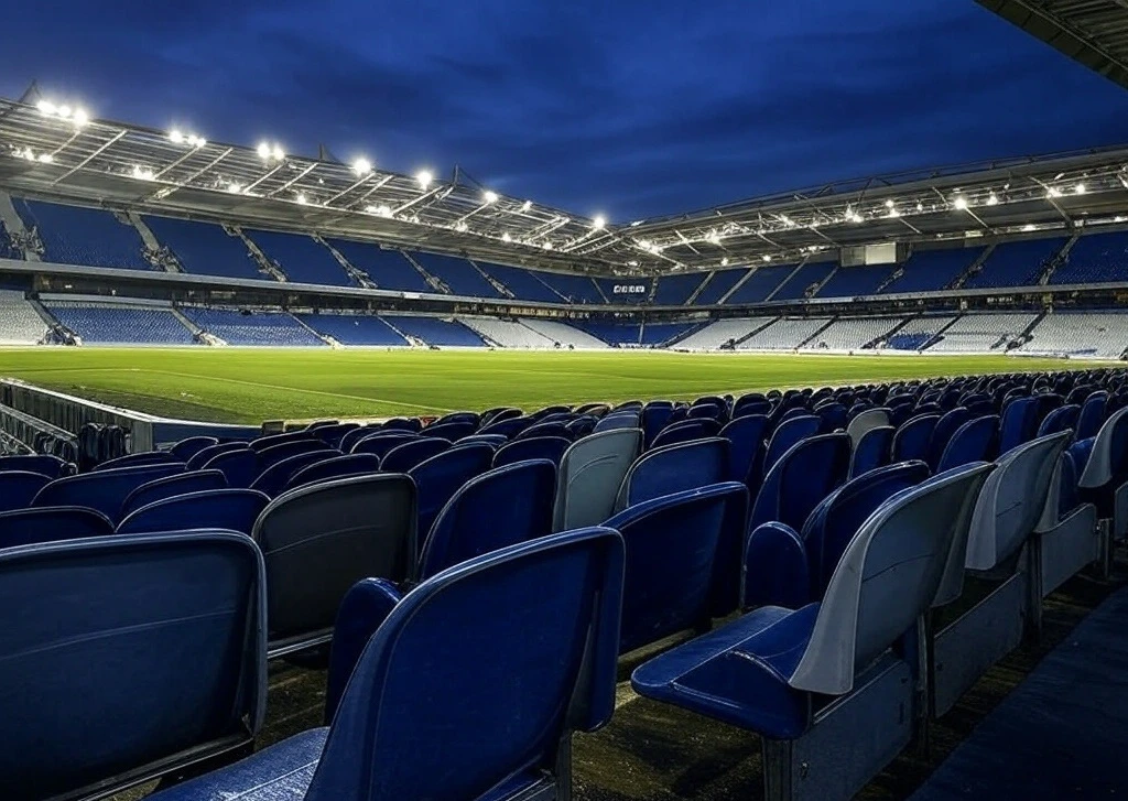 Amex stadium illustration tomma platser