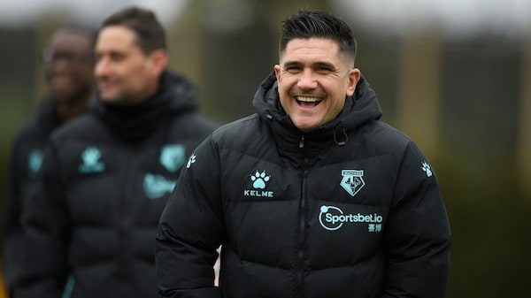 Xisco Muñoz Watford manager at training ground