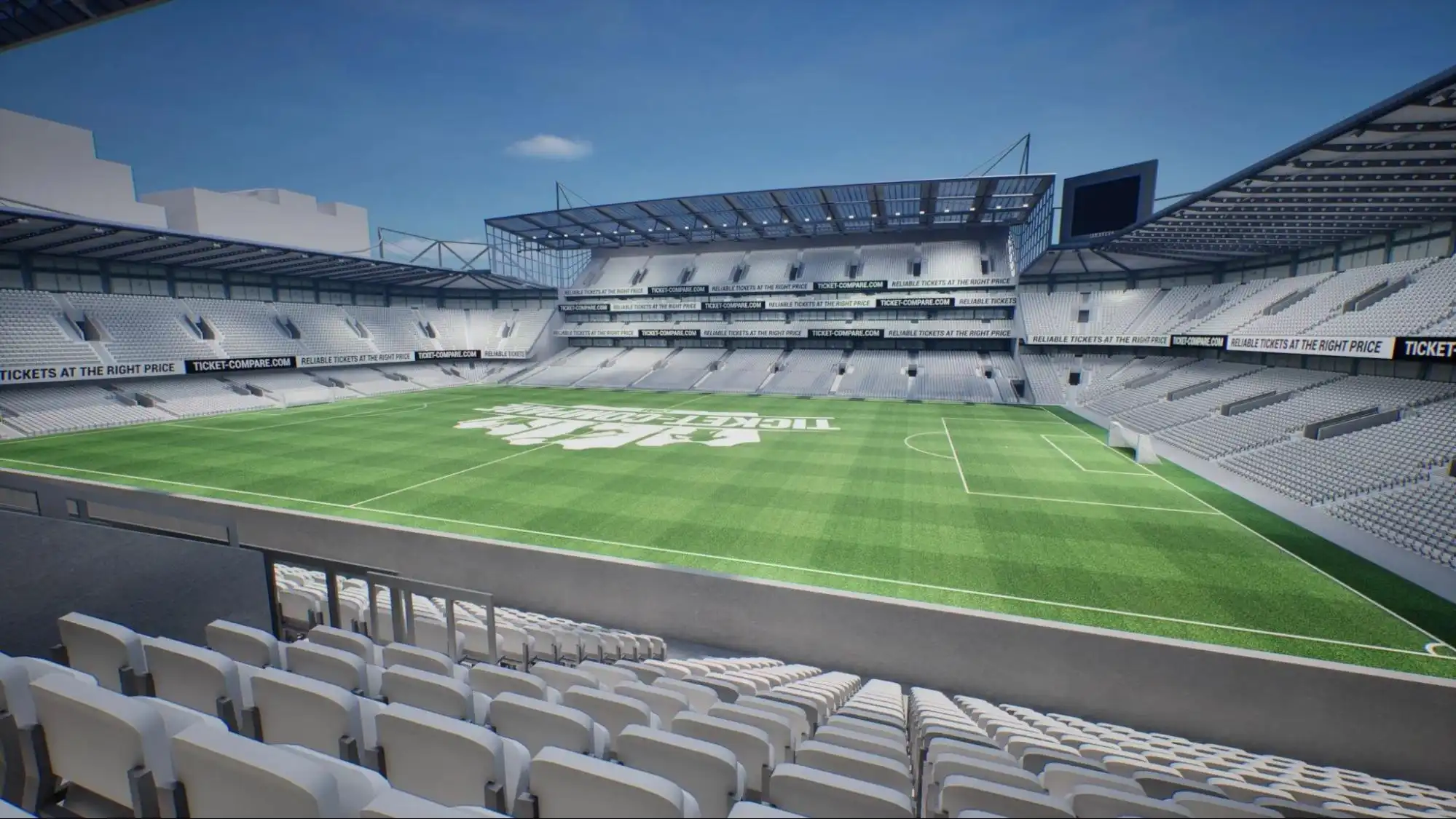 Illustration Stamford Bridge East Stand Middle Tier vy