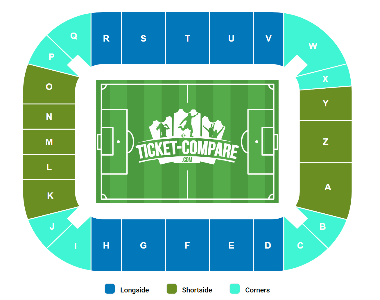 WWK ARENA Sittplatsplan