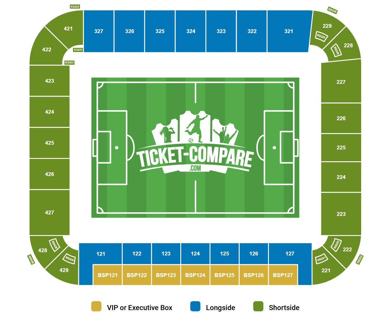 Planet Group Arena Sittplatsplan