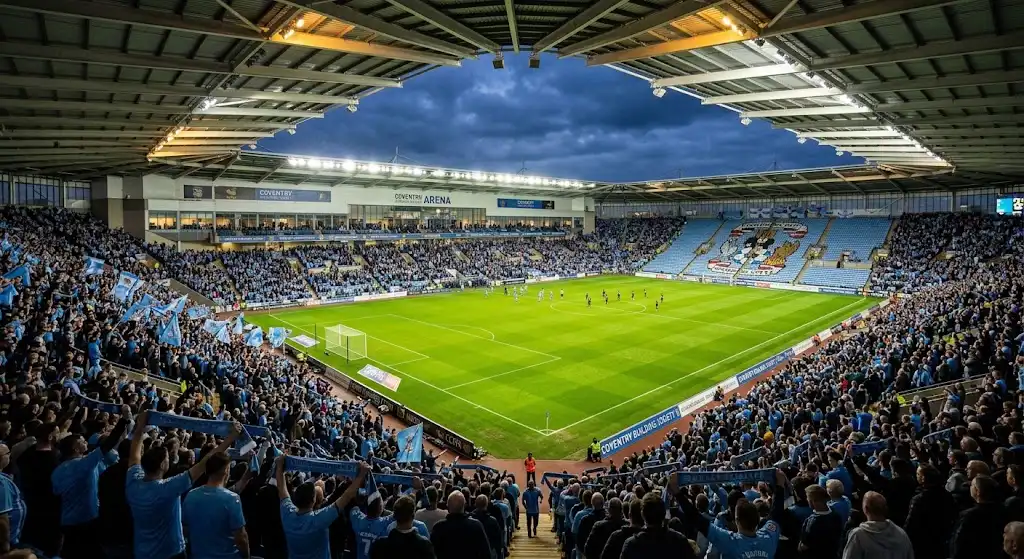 Så köper du Coventry City bortabiljetter background image
